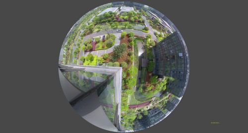 杭州市某科技园区全景监控项目应用案例之一图片